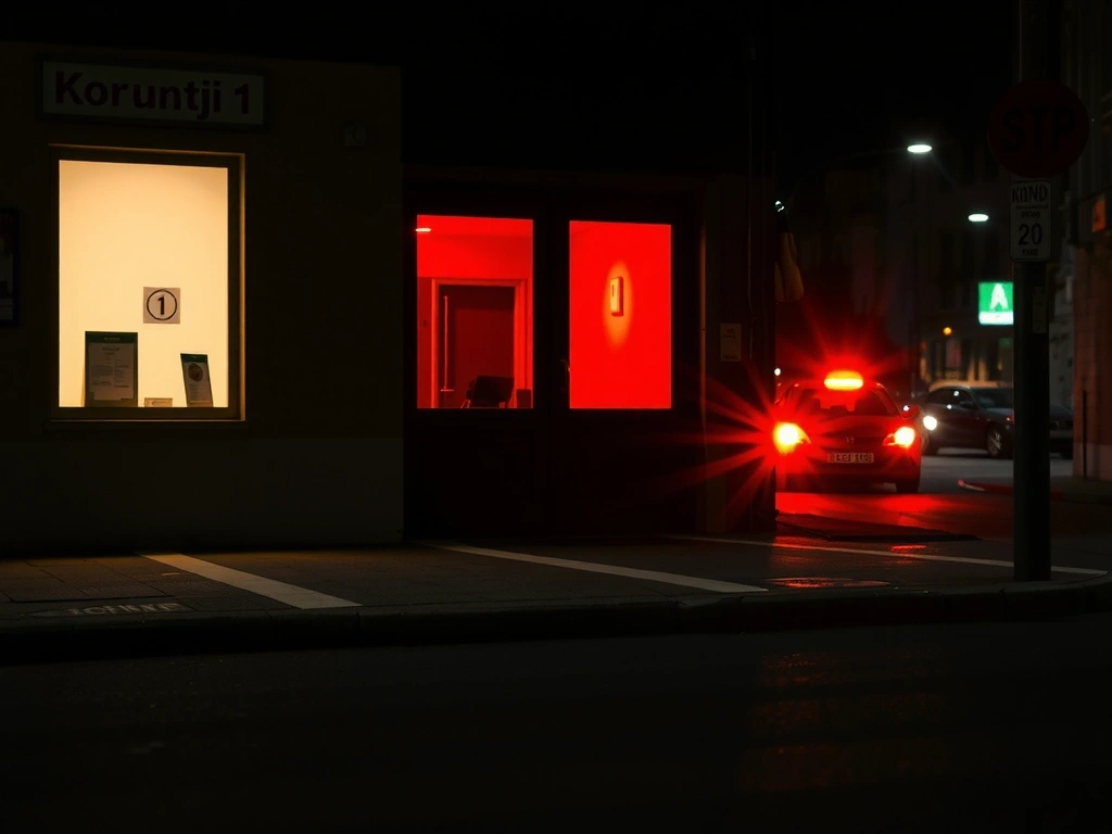 Vstup do kanceláře promexa na Korunní 1