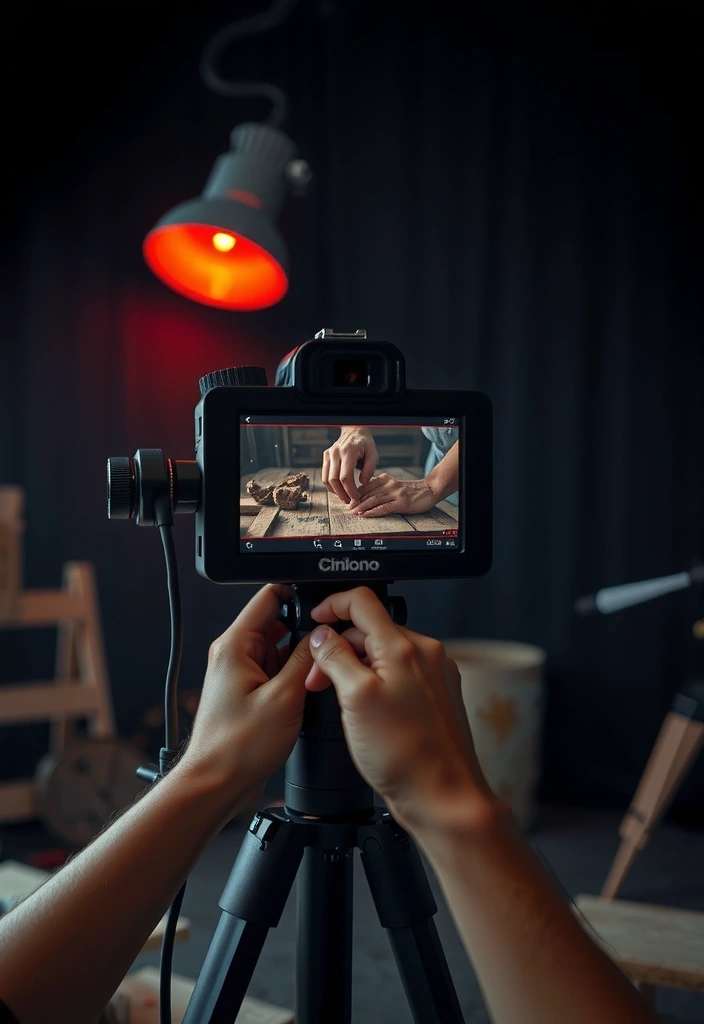 Production behind the scenes